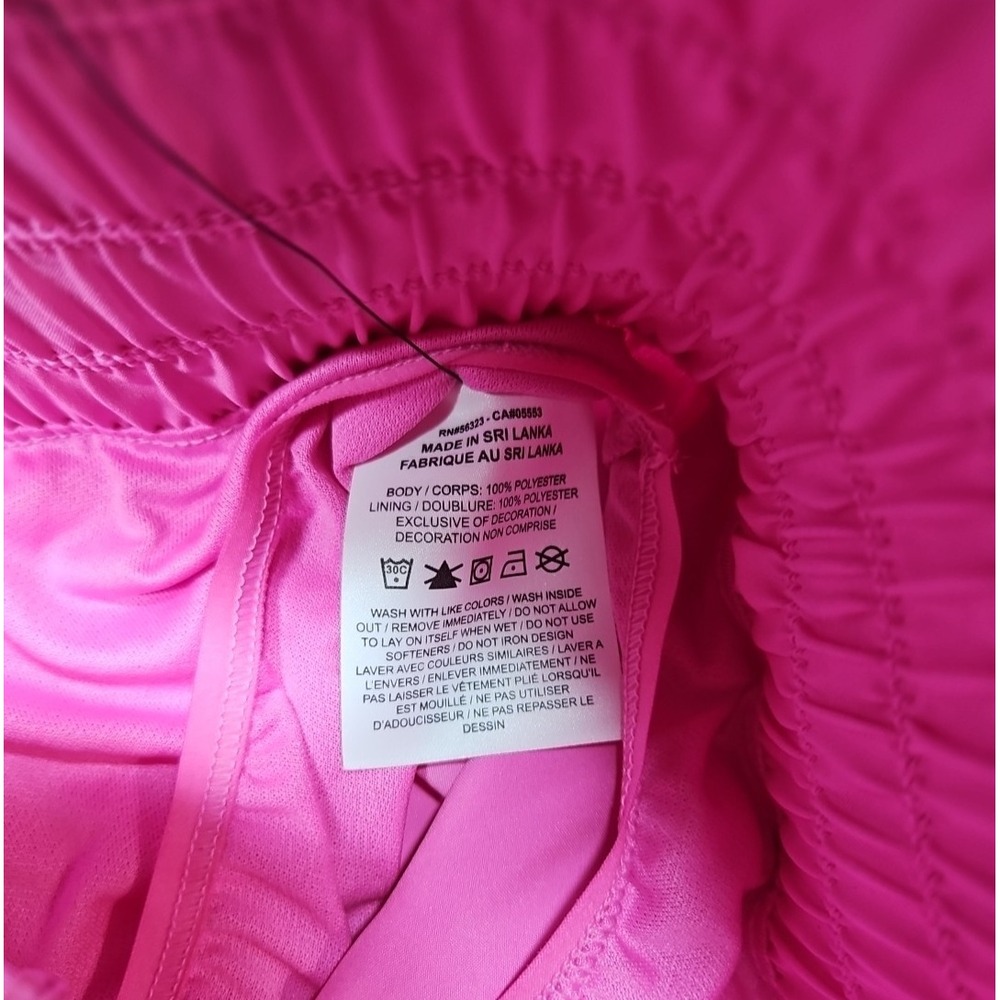 Nike Dri-FIT Womens Pink High Rise Lined Training Shorts Pockets Size Medium NWT - Picture 6 of 9